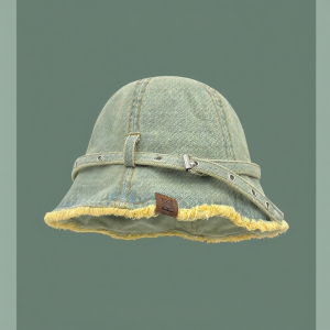 Retro Denim Work Style Sun Protection Hat
