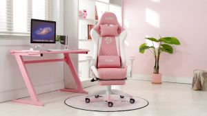 Gaming Chair Footrest Thickened Seat Ergonomic Computer Gaming Chair 3D Armrest Headrest Lumbar Support Racing High Back