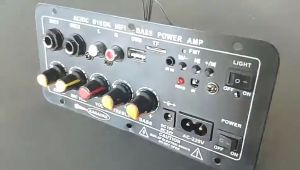 220V 12V 24V Bluetooth Audio Amplifier Karaoke Amplifier Hifi Stereo Digital Multi-purpose Car Subwoofer High Power Bass Power Amplifier Board