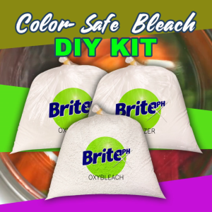 BritePH Colorsafe Bleach DIY Kit (20L Yield) INSTANT!!! Just add water.