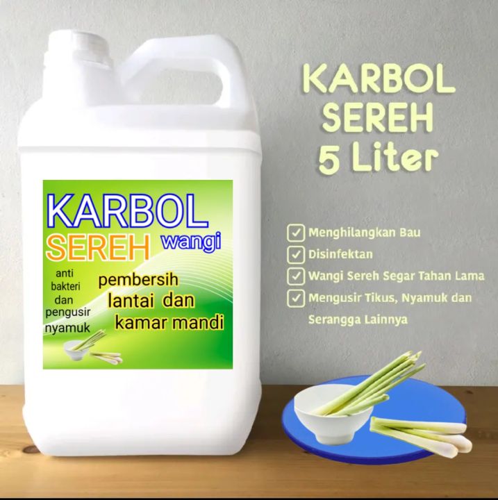 Karbol Sereh Pembersih Lantai Dan Kamar Mandi Gratis Ongkir Dan Cod