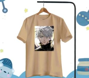 BAJU KAOS ANAK PEREMPUAN DISTRO LENGAN PENDEK ANIME JEPANG USIA 7 -  13 TAHUN d427