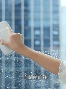 อุปกรณ์เช็ดกระจก ตัวเช็ดกระจกพร้อมกันสองด้าน ตัวเช็ดกระจก แปรงเช็ดกระจก แปรงทําความสะอาด WINDOW CLEANER