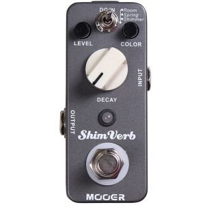 Mooer | MOOER ShimVerb Guitarra Effect Pedal Digital Reverb 3 Reverb Modes Room Spring Shimmer Effect True Bypass Pedal Guitar Parts