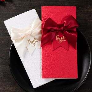 Butterfly Knot Thanksgiving Card Korean Style New Year Birthday Invitation Letter Recipe Card Fresh Style Three Fold Greeting Card