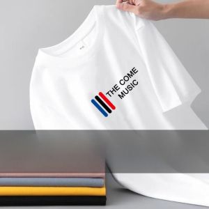 Áo Thun Cotton Nam Mùa Hè Tay Ngắn Cổ Tròn Ôm Vừa Vặn Mỏng Thời Trang Áo Thun Thường Ngày Chất Lượng Cao Cấp