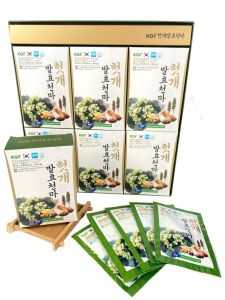 [Chính Hãng] Nước Bổ Gan Thiên Ma Lên Men KGF Hàn Quốc Hộp Vuông 30 Gói * 50ml Giúp Thải Độc Làm Mát Gan