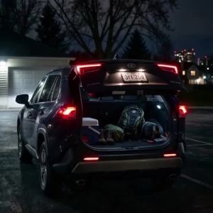 Car high brightness trunk lighting ambient light interior decoration LED wiring free automatic sensing tailgate light strip