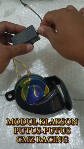 CMZ RACING MODUL RELAY KLAKSON INTERRUPTER 12 VOLT EFEK SUARA PUTUS-PUTUS UNIVERSAL MOTOR