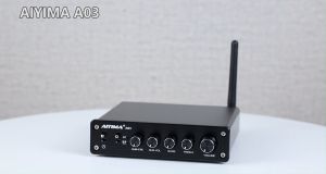 AIYIMA A03 TPA3116 Subwoofer Bluetooth Amplifier HiFi TPA3116D2 2.1 Digital Power Amplifiers 50Wx2+100W Sound Amplificador