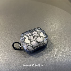 Creative Simple Snake Skin Design Bluetooth Earphone Case Compatible with Airpods 1st 2nd 3rd Gen And pro Models TPU Hard Shell Protection Cover