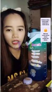 Stiker Nama Aesthetic Pastel Rainbow Sticker Label Custom Waterproof