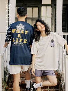 Áo Thun Chạy Bộ LUSHISI Chủ Đề Dừa Nhanh Khô Nhanh in Họa Tiết Thể Thao Cổ Tròn Thấm Mồ Hôi Mùa Hè Thường Ngày Thường Ngày