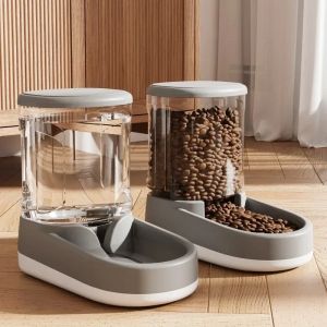 Dog Water Dispenser Cat Automatic Pet Feeder Feeding Cat Drinking Flowing without Inserting Electric