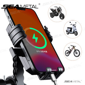 360ขี่ผู้ที่ถือทั้งโทรศัพท์และจับจักรยานยนต์ไร้ตะเข็บ ° MTB หมุนได้รถจักรยาน Moto ไฟฟ้าฐานยึดจักรยานกันลื่นสำหรับ iPhone Xiaomi