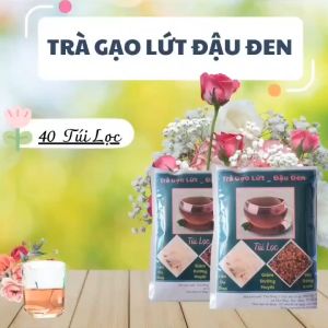 Trà Gạo Lứt Đậu Đen 40 Túi Lọc Giảm Cân Đẹp Da Trẻ Lâu Tra Dong Y Viet