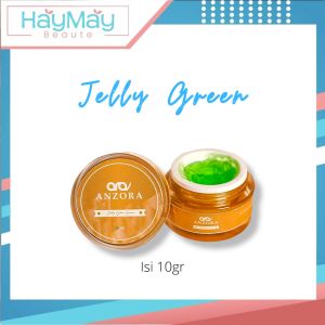 ANZORA JELLY GREEN ORIGINAL BPOM BOSTER JELLY UNTUK BERJERAWAT BRUNTUS BERMINYAK