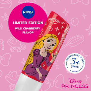 NIVEA Lip Care Limited Edition Disney Princess: Rapunzel Wild Cranberry 4.8g
