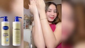 凡士林身体乳 Vaseline Body Lotion Niacinamide Whitening Moisturizing Exfoliating Chicken Skin 500ml Inhibiting MelaninHalang melanin