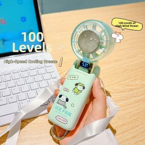 mengto studio | Portable Wearable Cooling Fan Lightweight Quiet USB Charging High Airflow Long Battery Life