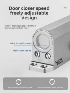 MUJUEAO | Automatic Door Closing Buffer Sliding Door Closer