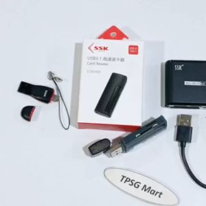 Đầu đọc thẻ Card Reader All in One Card / Dual OTG Card Reader (Hiệu SSK chính hãng)