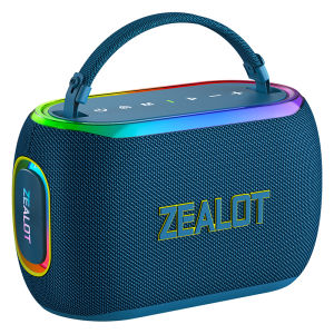 Zealot | Loa Bluetooth Di Động ZEALOT S182 60W Âm Thanh Nổi Không Dây Mạnh Mẽ Với Đèn RGB Chống Nước IPX5 Ghép Nối TWS Pin 8000mAh