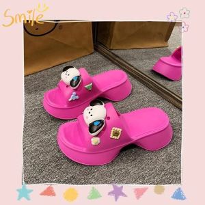 NQshop จัดส่งจากไทย รองเท้าแตะแบบสวมแฟชั่น ส้นหนา น้ำหนักเบา ใส่แล้วไม่เจ็บเท้า วัสดุเป็นยางนิ่ม พื้นกันลื่นแน่นมาก สีสวยชัดทุกสีเลยน้าา ใส่ได้ทุกเทศกาลเลย ไม่ตำไหวหรอสาวๆ