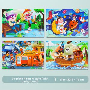 MWZ | Montessori Educational Development Cognitive Puzzle for Children 2-3 to 6 Years