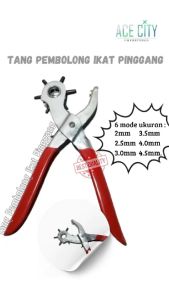 Tang Pembolong Ikat Sabuk Pinggang /PLIER dengan 6 Fungsi Lubang