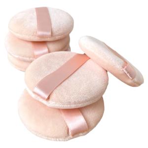 Bông Phấn Lụa Bột Phủ Má Hồng Tròn Mềm