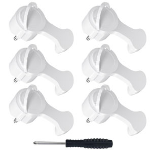 4pcs EU flat plug adapters with folding handles for replaceable wiring Schuko power plug sockets French German Standard