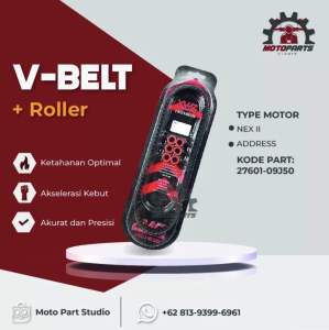 Vanbelt VBELT V BELT SET FREE ROLLER SPIN 125 SKYWAVE SKYDRIVE NEX 2 ADDRESS LETS HAYATE NEX FI XWZ