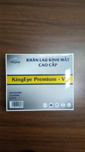 Combo 10 Khăn Lau Kính Mắt KingEye Premium V1 - Xám Bạc Siêu cao cấp cho Thiết Bị Quang học Đĩa nhạc VIP