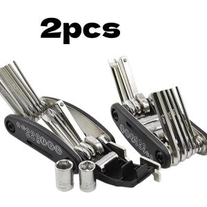 Bộ Dụng Cụ Sửa Chữa Xe Đạp 16 Trong 1 Với Bộ Dụng Cụ Đa Năng Vá Lốp Xe Đạp Leo Núi Xe Đạp Đường Trường Phụ Kiện Ngoài Trời Di Động