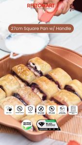 Square Pan / Loyang 27 cm MAXIM Carbon Steel (1221260)(F0)