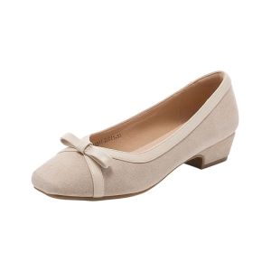 Josiny | Bow-Decorated Mary Jane Shoe Flats