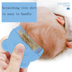 Newborn Baby Comb Remove Fetal Scale Cute Bear Shaped Infants Boys Girls Fetal Hair Shampoo Soft Comb