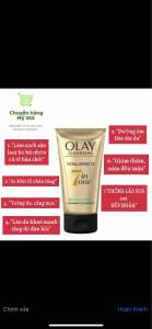 Sữa rửa mặt OLAY TOTAL EFFECTS 7in1 - Tuýp 150ml - Hàng mua tại siêu thị COSTCO