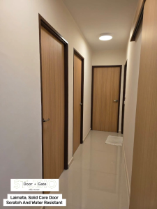 [FREE INSTALLATION] Full Solid Laminate Bedroom Doors In-House Design Suitable for HDB BTO Resale Condo Size 3ft x 7ft x 35mm 1 Year Warranty