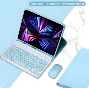 Bluetooth Tablets Keyboard Case For iPad Air 11 2025 Air 4 5 2021 10.2 9/8/7th 10.5 9.7 Air 3 2 Mini 1234567 Cover Funda