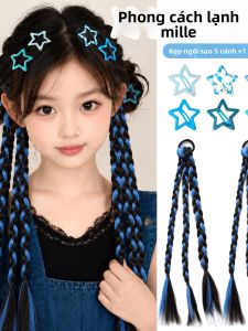 Phụ Kiện Tóc Bện Cho Trẻ Em Màu Hồng