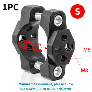 Motorcycle Fork Tube Handlebar Bracket Multifunction Holder Fixed Bumper Headlight Light Clamp Moto Auxiliary Spotlight Clip
