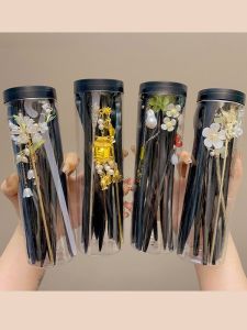 เครื่องประดับผมสไตล์จีนใหม่สำหรับผู้หญิง หมวกคลุมผมแบบจีนโบราณ เครื่องประดับผมสไตล์ม้า ชุดฮันฟู เครื่องประดับผมแบบหรูหรา