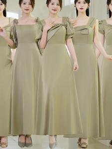 Elegant Long Sleeve Maids of Honor Dress Autumn Winter Wedding Party Gown Womens High-End Feelings Sister Group Evening Dress