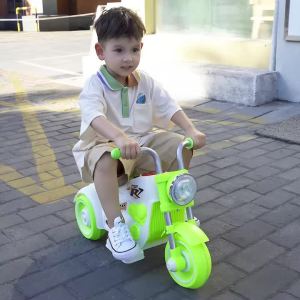 Children Electric Car Kids Electric Motor Bike Electric Motor Tricycle For Kids Chargeable with Remote Control Battery Car