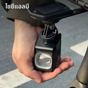 CYCLAMI รีโมทคอนโทรลไร้สายจักรยานไฟหน้า CYC 1000 Lumens GoPro แขวนตัดสาย Cycl Mountain Road จักรยานคําเตือนด้านหน้า 5000mAh