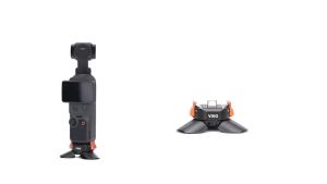 Giá Đỡ Ba Chân Hợp Kim Nhôm VRIG Type-C Tháo Lắp Nhanh Dành Cho DJI Osmo Pocket 3/4 Pro Mini Tự Động Mở Đóng Nhẹ Hỗ Trợ Camera Hành Động