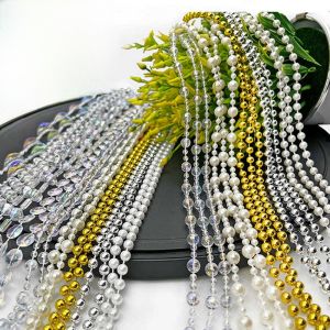 Princess Style Pearl String Necklace Wedding Decoration Props Simulated ly Made Hanging Ornaments for Celebration Scenes