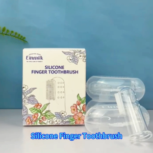 EINMILK Silicone Finger Toothbrush for Babies with Case - BPA Free Safe Oral Care for Newborn